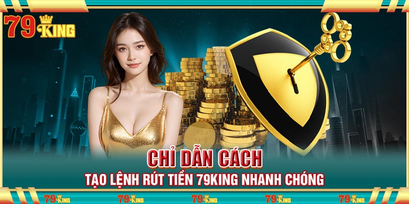 Chỉ dẫn cách tạo lệnh rút tiền 79king nhanh chóng